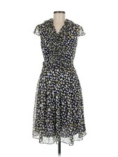 Adrianna Papell Women Blue Casual Dress 8