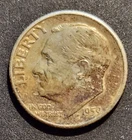1959-D Roosevelt Dime 90% Silver 10c US Coin Denver Mint Circulated Low Shipping