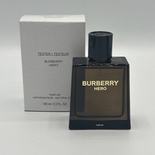 Burberry Hero by Burberry, 3.3 oz Parfum Spray for Men Brand New Tester