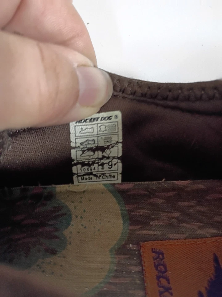 Rocket Dog Shoes Women's Size US 9 Brown Leather Slip-On Comfort Hiking Outdoors - Image 3 of 4