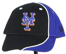 New Era New York Mets Youth Strapback Hat Black Blue MLB Adjustable Kids