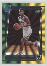 2021-22 Panini Donruss Rated Rookie Holo Green & Yellow Laser Jared Butler 0r5k