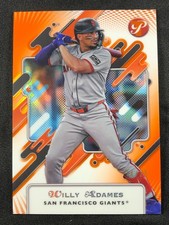 2025 Topps Pristine WILLY ADAMES Orange Refractor Parallel! SP #'d /25!