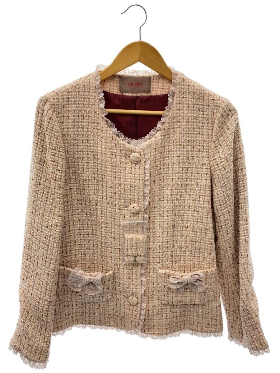 MELROSE altra giacca L acrilico rosa P0144FJ usata