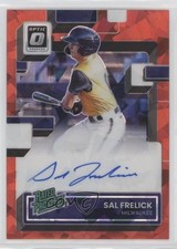 2022 Panini Donruss Optic Red Cracked Ice Prizm 23/25 Sal Frelick Auto 0m4q
