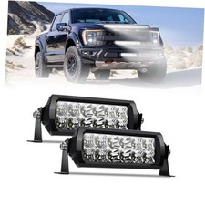 2PCS 8 Inch LED Light Bar, IP68 Waterproof, LED Driving 8 inch without DT
