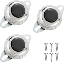 Car Horn Button 3pcs 12v 24v Round Vehicle Momentary Push Horn Switch Button Fl