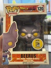 Dragon Ball Super - vinile Beerus Pop metallizzato #120 - 2016 SDCC con scatola non come nuovo