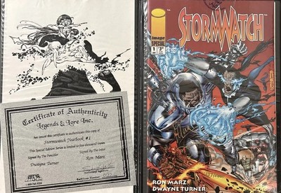 Stormwatch Special #1 Signed/Numbered W/ COA (137/5000) + Legends Lore binder