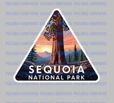 Sequoia National Park Vinyl Decal Sticker D