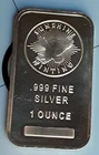 1 oz .999 Fine Silver *SUNSHINE MINTING BAR*