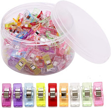150 PCS Multipurpose Sewing Clips, Clips for Sewing, Quilting Clips for Fabric S