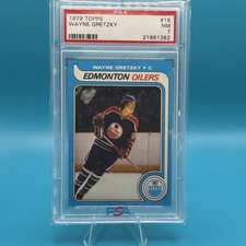 1979-80 Topps - Wayne Gretzky #18 RC Rookie Card PSA 7. rookie card picture