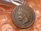 1876 Indian Head Cent Penny Semi-Key-Date High Grade #D — photo 1