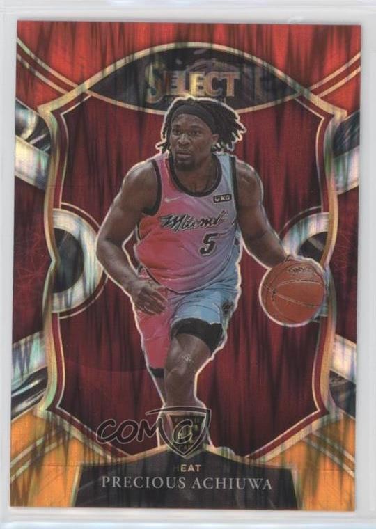 2020 Panini Select Concourse Red White Orange Flash Prizm Precious Achiuwa 0wp8