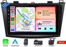 9" 6 64G for Mazda 3 2012 2013 Android Auto Car Radio CarPlay GPS 4G 1280x720 HD