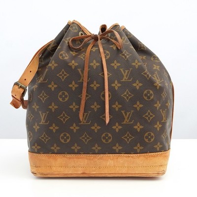 LOUIS VUITTON LV Monogram Noe M42224 Schultertasche Braun MI871 Auth #57640A
