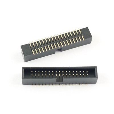 1Pcs 1.27mm Pitch 2x17 Pin 34 Pin SMT SMD Male Shrouded Box Header IDC Connector