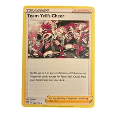 Pokemon Team Yell's Cheer 149/172 Brilliant Stars Regular Non Holo Uncommon