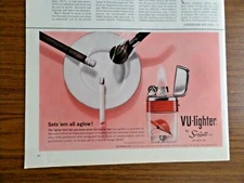 1963 VU-lighter by Scripto Ad  Fly Fishing Theme