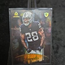 2023 Panini Luminance Josh Jacobs /50 Las Vegas Raiders #46 Orange Holo