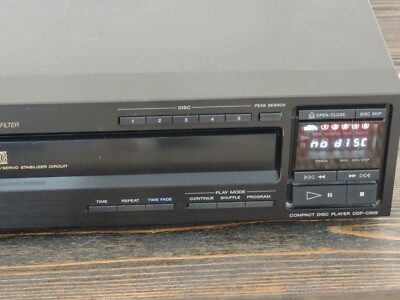 CDプレーヤー　SONY CDP-CE505 Vintage 1990 Sony 5 Disc Multi CD Player CDP C505 for sale online