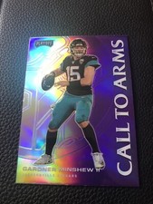 2020 Playoff Gardner Minshew II Call To Arms Purple Prizm- Jacksonville Jaguars 