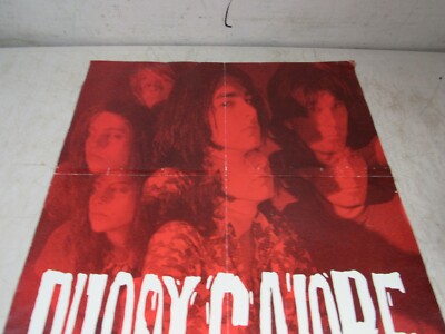 Vintage Original 1987 Pussy Galore Right Now Music Band Poster