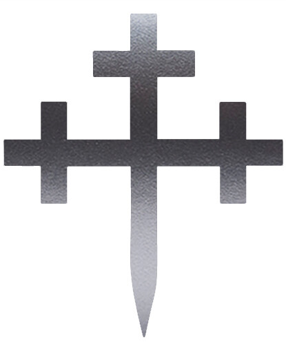 Cross Crosslet Fitchy sticker VINYL DECAL - Picture 8 of 11