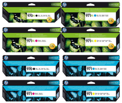 HP PATRONEN 970 + 971 XL OfficeJet Pro X451DW X476DW X551DW X576DW SET Original