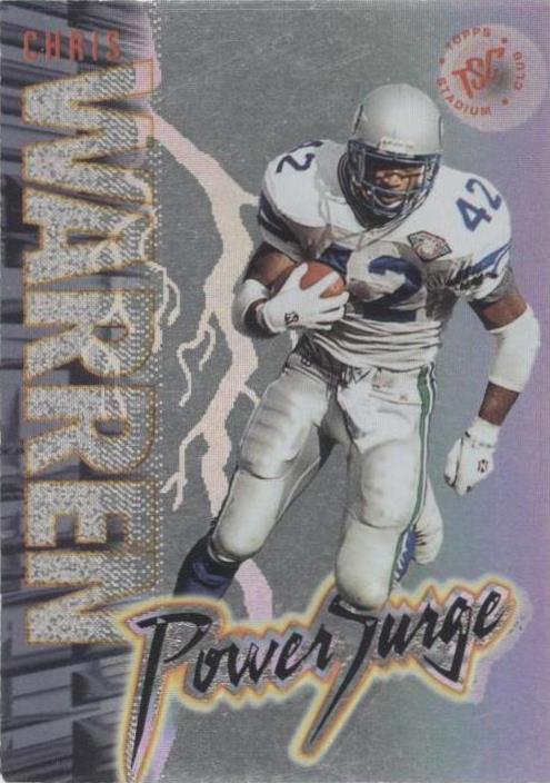 1995 Topps Stadium Club Chris Warren #PS3 - 1 of 2