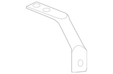 2019 2023 GMC SIERRA CHEVY SILVERADO 1500 LEFT BUMPER BRACE BRACKET OEM