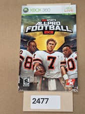All-Pro Football 2K8 - Xbox 360 - Manual Only  NO GAME 