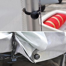 100-Pack Heavy Duty Ball Bungee Cords 6" - UV-Resistant Tarp/Canopy Tie Downs US