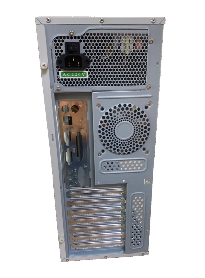 NEU & OVP QVision PC-Gehäuse Computergehäuse grau weiß incl. Netzteil ATX 3035P - Bild 3 von 4