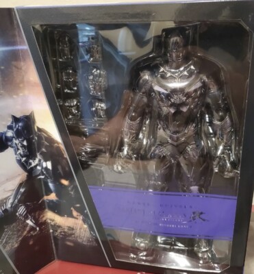 Marvel Universe Black Panther Variant Play Arts Kai Action Figure Mcu Hero Super
