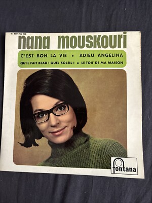 Vinyl 45 Türme Nana Mouskouri c est bon la vie adieu Angelina qu it s beau