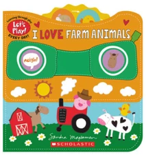 I Love Farm Animals (A Lets Play Board Book) - Novelty Book - GOOD