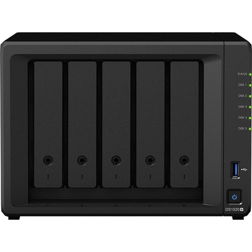 Synology DS1522+ 5-Bay DiskStation 16GB RAM E10G22-T1-Mini 10GbE PRE-INSTALLED - Afbeelding 4 van 6
