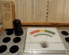 Vintage WWII Army Navy RCA JAN CRC-6SJ7-VT-116 Vacuum Tube, FC1  Tested, Strong