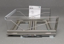 KesseBohmer 18" Double Pull-Out Waste Bin Trash Can Kitchen Cabinet Soft-Close