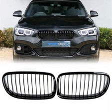For BMW E90 E91 4 Door LCI 325i 328i 2009-2011 Gloss Black Front Kidney Grille