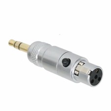 DIY Adapter Mini-XLR TA4F to mini-jack 3.5mm 1/8" for audio wireless Microphones