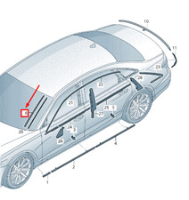 Pare-brise Audi A8