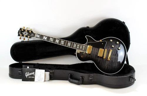 2024 Gibson Les Paul Supreme Trans Ebony ~Flame Top~ +OHSC w/COA USA