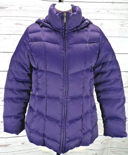 Calvin Klein puffer coat purple size XS duck down | eBay