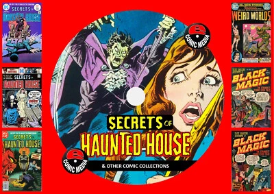 Secrets Of Haunted House & Other Comics On PC DVD Rom (CBR Format)