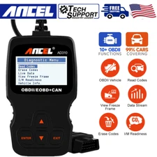 Automotive Code Reader OBD2 Scanner for Cars Engine Diagnostic Tool Live Data 