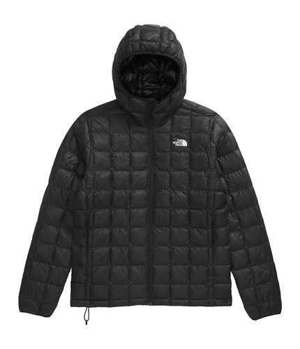 The North Face Men's Puffer Jacket Blue Black XL Goose Down Full