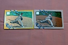 CARL EDWARDS JR LOT OF 2 2021 TOPPS SERIES 2 GOLD FOIL & BASE #576 ATLANTA BRAVE
